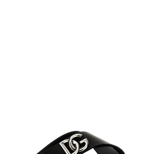 Dolce & Gabbana Logo Leather Sandals
