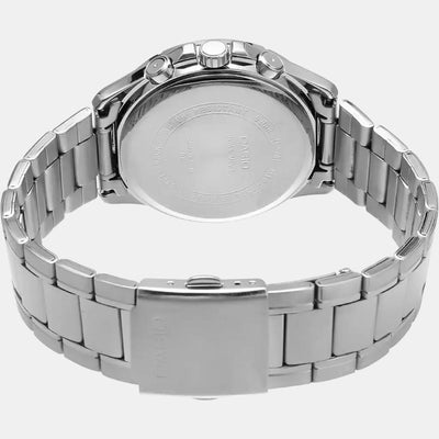 Enticer Men Quartz Black Dial Chronograph Stainless Steel Watch A832