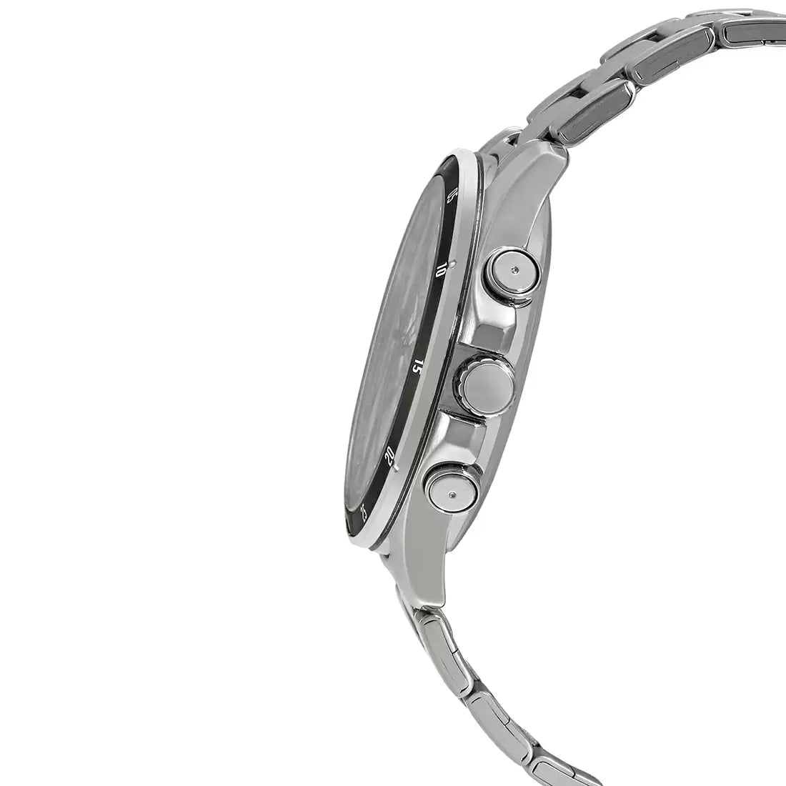 Casio Enticer Silver Dial Men 43.5mm