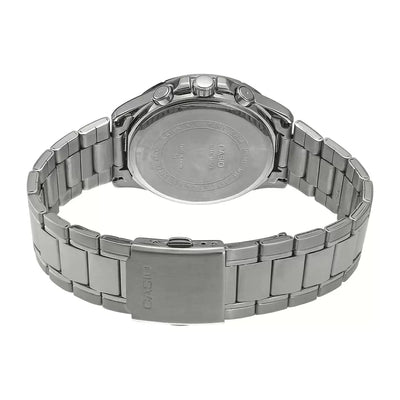 Casio Enticer Silver Dial Men 43.5mm