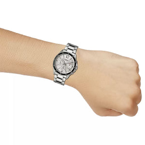 Casio Enticer Silver Dial Men 43.5mm