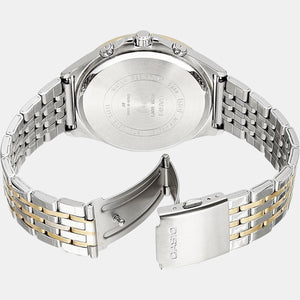 Enticer Men Quartz White Dial Chronograph Stainless Steel Watch A960