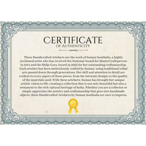 Brown - Flowers Of Life Cutlery Holder Box (6x6x5)