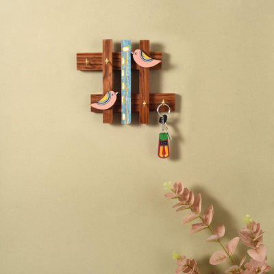 Birds OF Love Key Hanger (8.5x7x2)