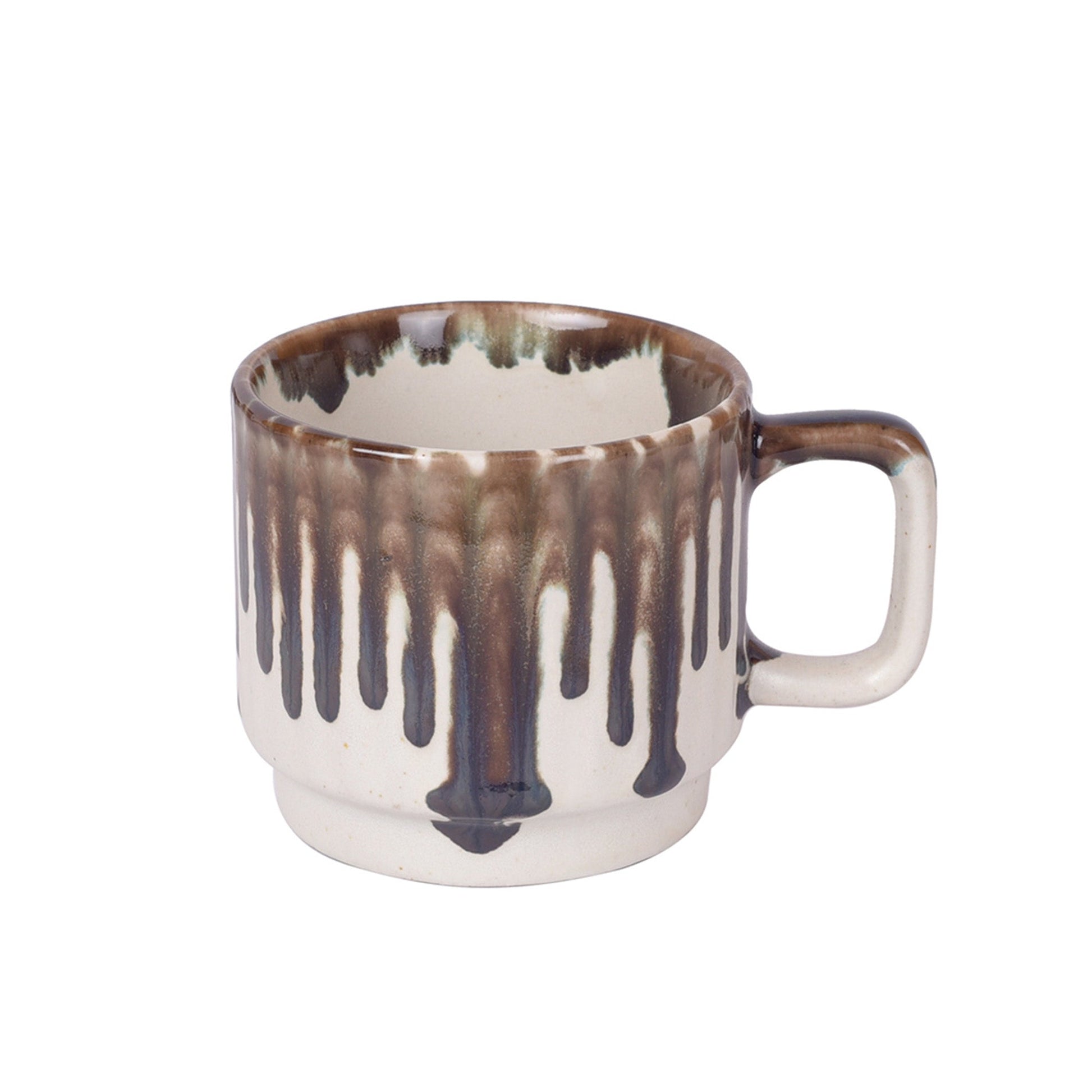 Brown - Morning Drip Tea Cups Set of 6
