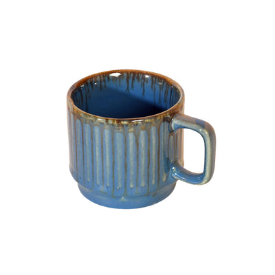 Blue - Cerulian Stripes Tea Cups (Set of 6
