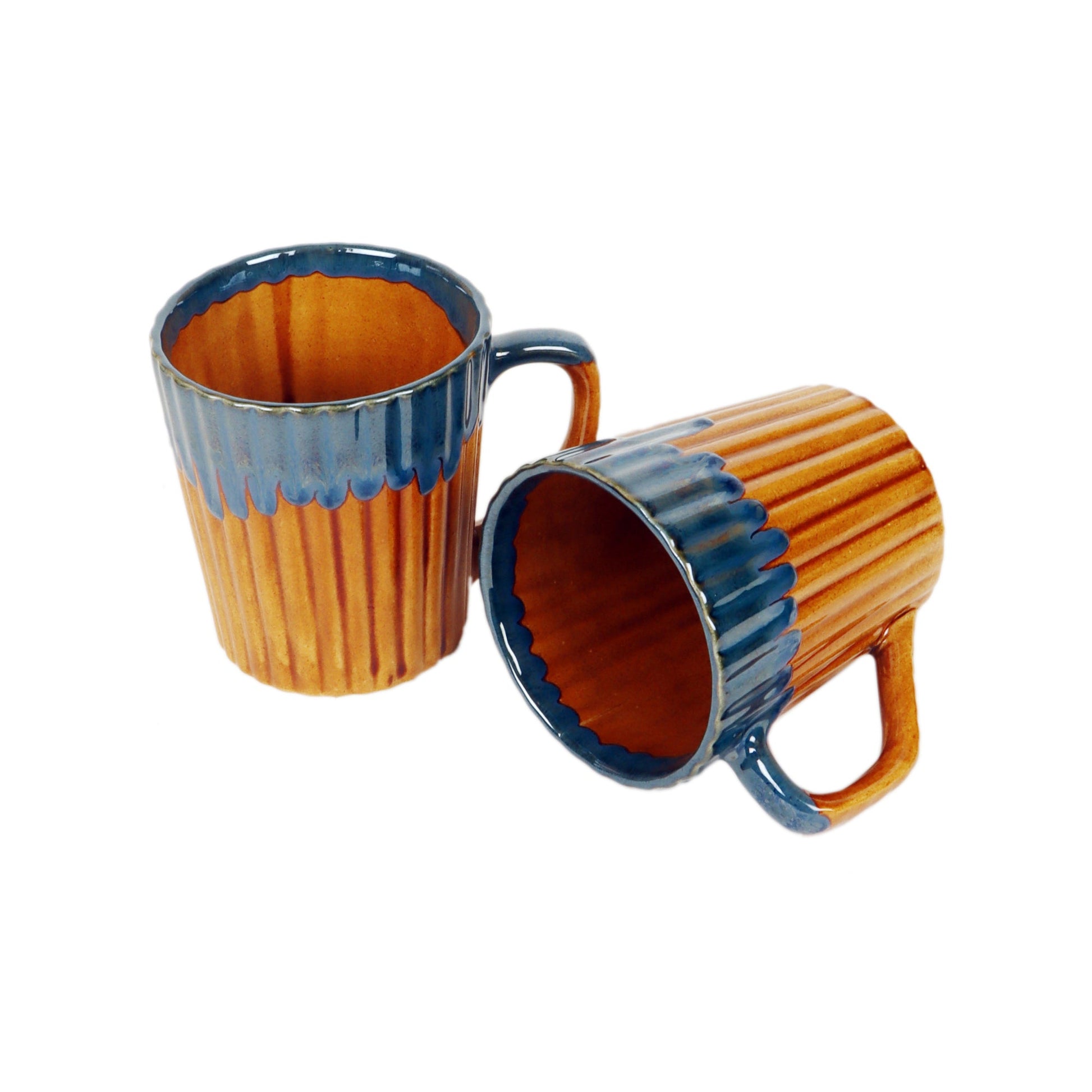 Brown - Rustic Mugs Set of 2