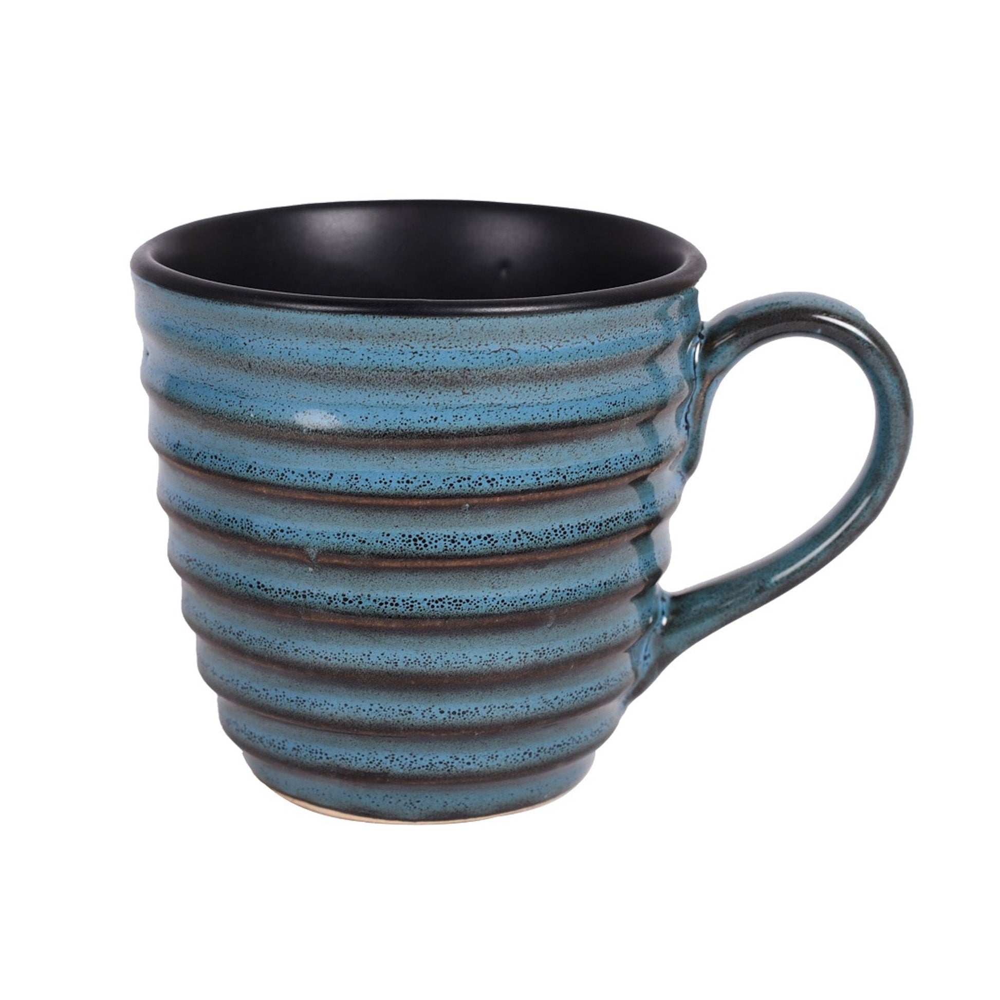 Blue - Cup Ceramic (Set of 6) (4x3x3)