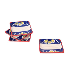 Blue - Flowers of Ecstasy Serving Plates (SO4)
