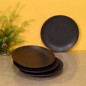 Black - Starry Night Dinner Plates set of 4