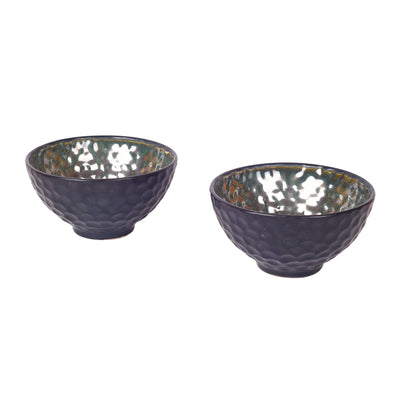Black - Crater Snacking Bowls Set of 2