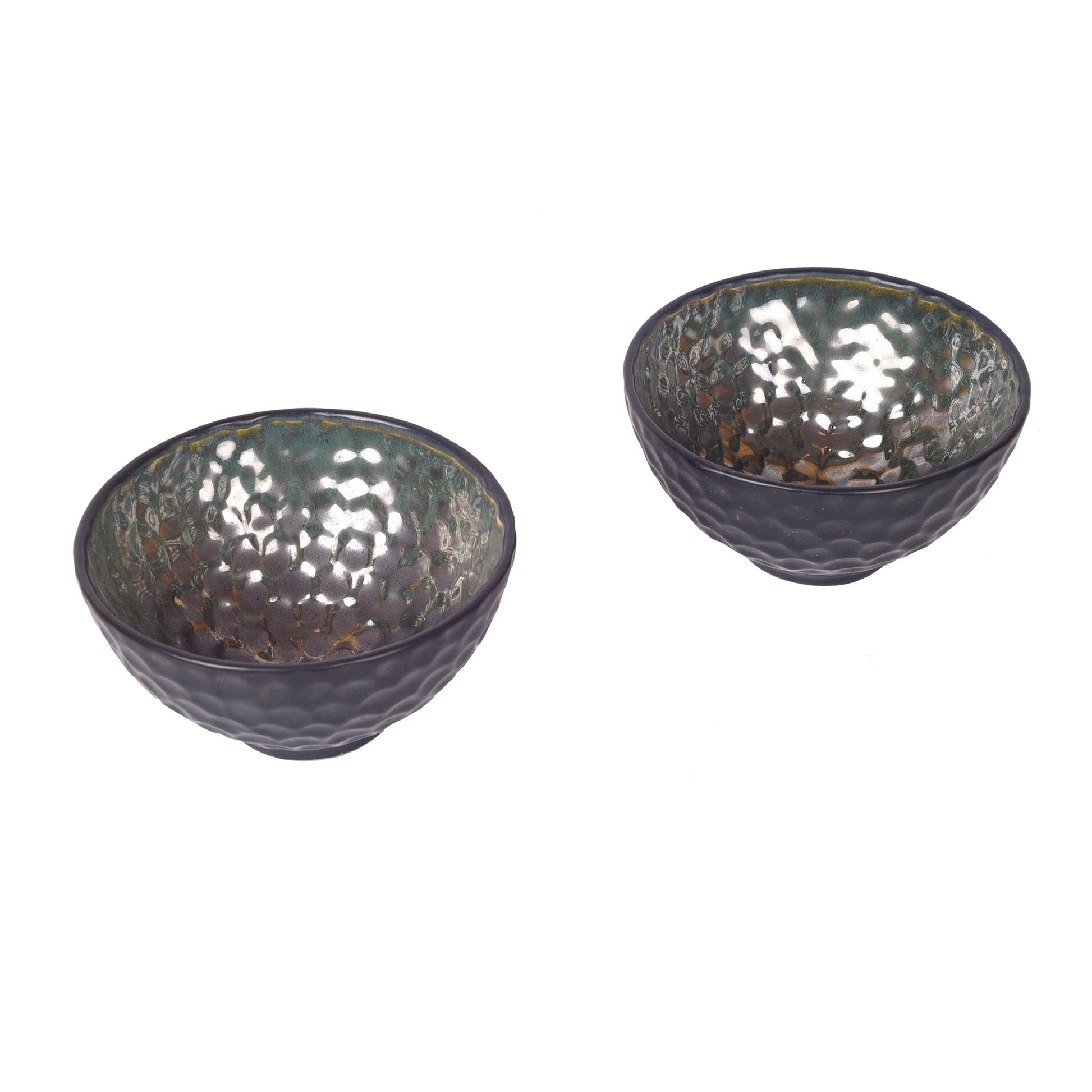 Black - Crater Snacking Bowls Set of 2