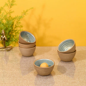 Beige - Desert Sand Sweet Bowls set of 6