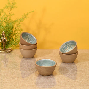 Beige - Desert Sand Sweet Bowls set of 6