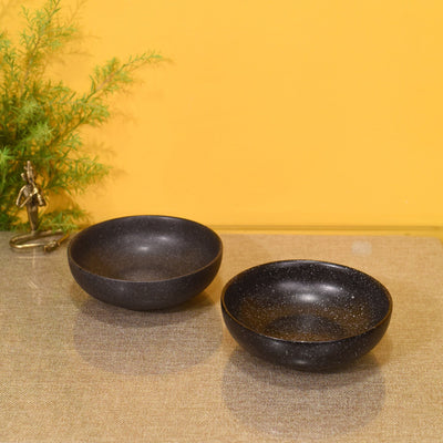 Black - Starry Night Serving Bowls Set of 2