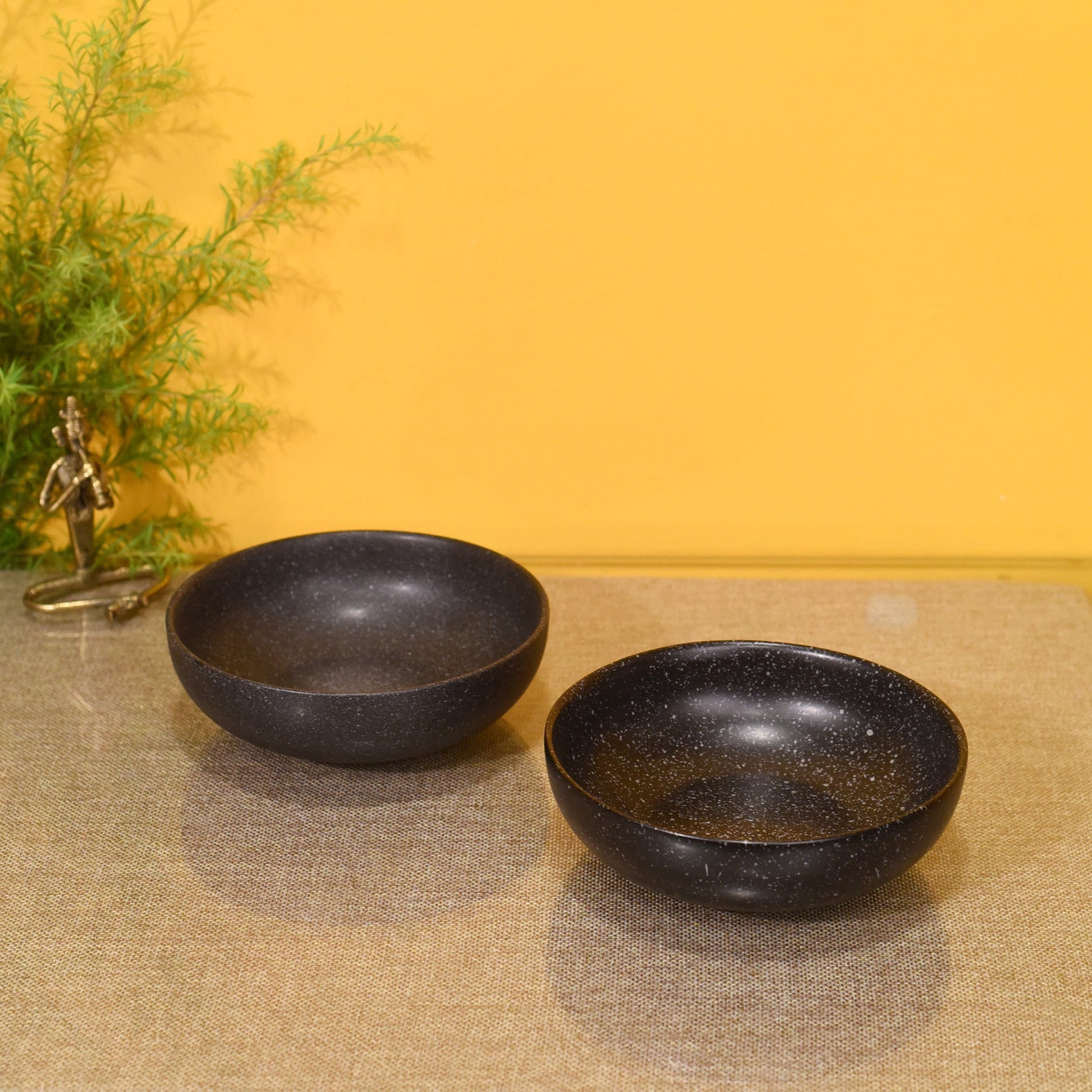 Black - Starry Night Serving Bowls Set of 2