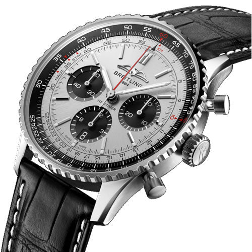Breitling Navitimer B01 Chronograph white Dial Men 43mm