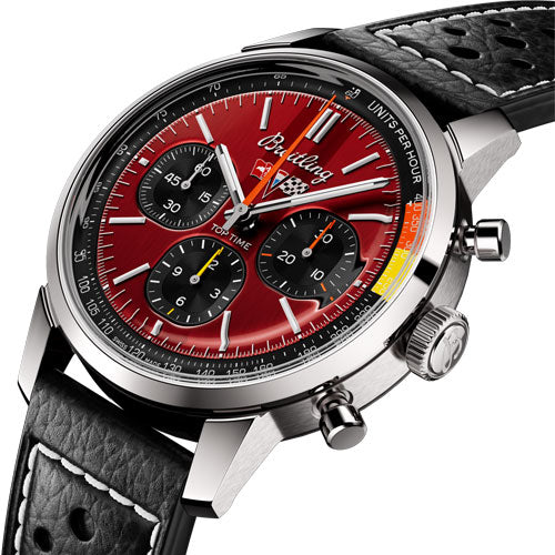 Breitling Top Time B01 Chevrolet Corvette Red Dial Men 41mm