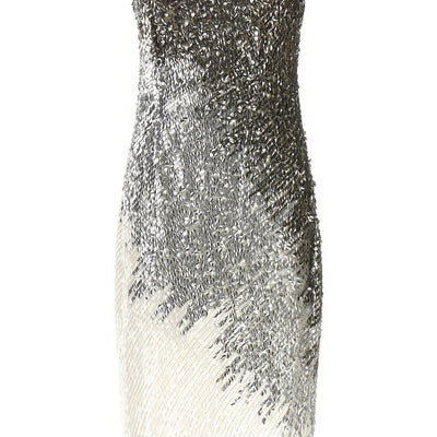 Elisabetta Franchi Metallic Tulle Dress