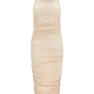 Elisabetta Franchi Logo Embroidery Dress