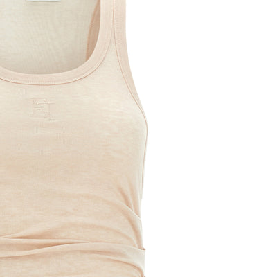 Elisabetta Franchi Logo Embroidery Dress