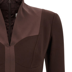 Elisabetta Franchi Logo Dress With Elastic Bands