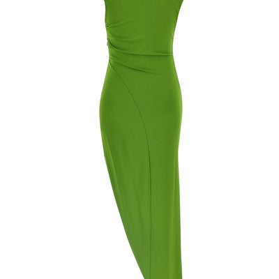 Elisabetta Franchi Jewel Shoulder Dress