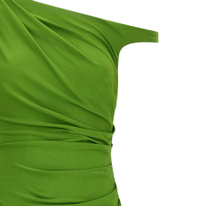 Elisabetta Franchi Jewel Shoulder Dress
