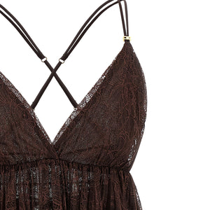 Elisabetta Franchi Lace Mini Dress
