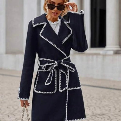 Ferria Oversized Woolen Long Overcoat