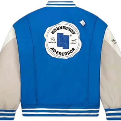 ADER error x Converse Shapes Varsity Jacket Cobalt