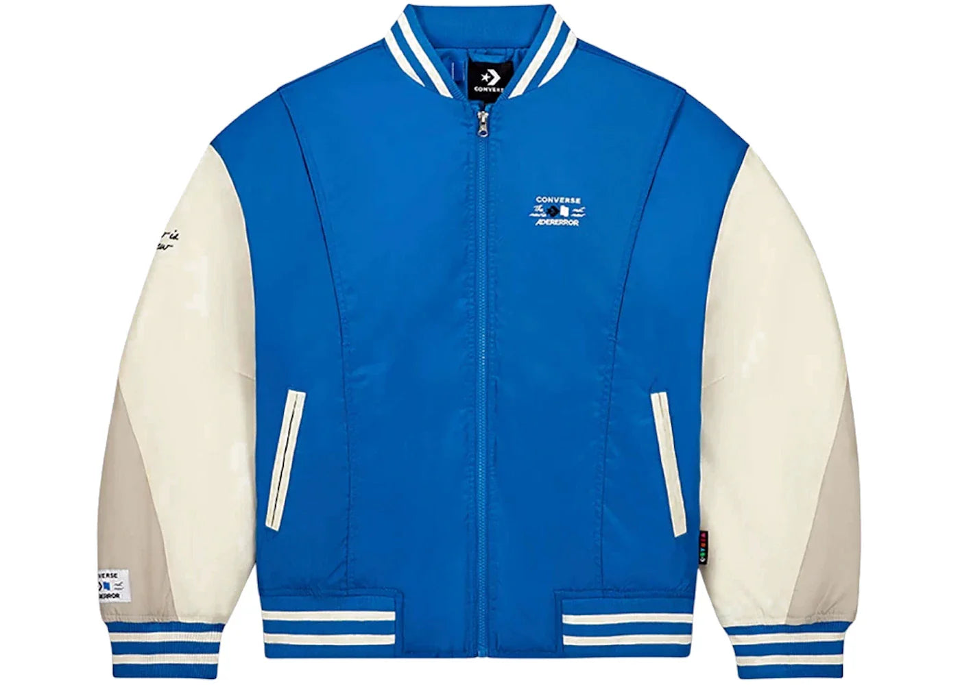 ADER error x Converse Shapes Varsity Jacket Cobalt