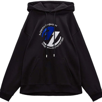 ADER error x Zara Embroidered Logo Sweatshirt Black