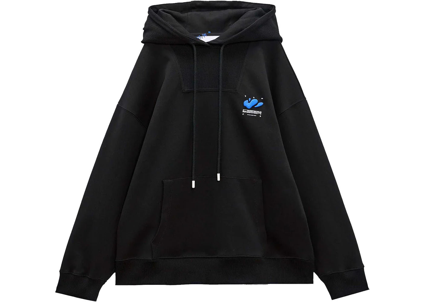 ADER error x Zara Embroidered Sweatshirt Black