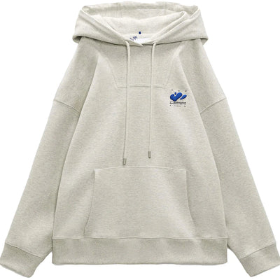 ADER error x Zara Embroidered Sweatshirt Gray