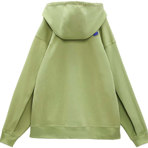 ADER error x Zara Embroidered Sweatshirt Light Green