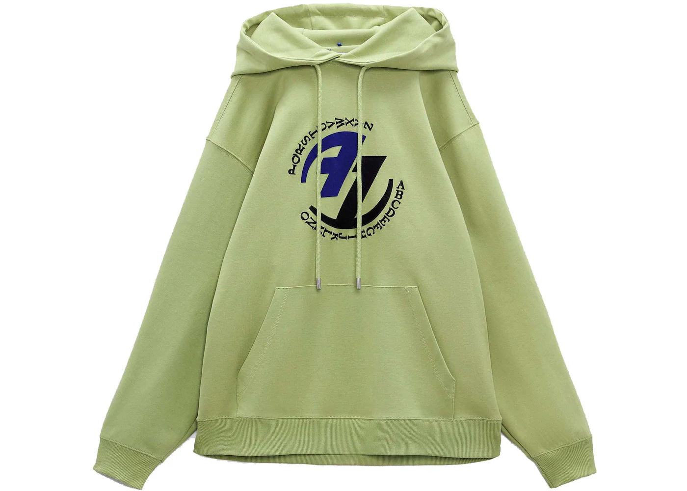 ADER error x Zara Embroidered Sweatshirt Light Green