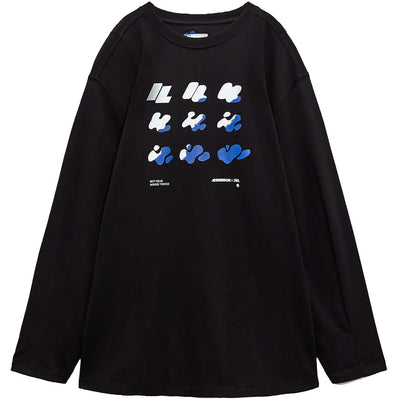 ADER error x Zara Graphic LS T-shirt Black