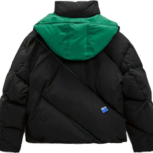 ADER error x Zara Oversized Puffer Jacket Black