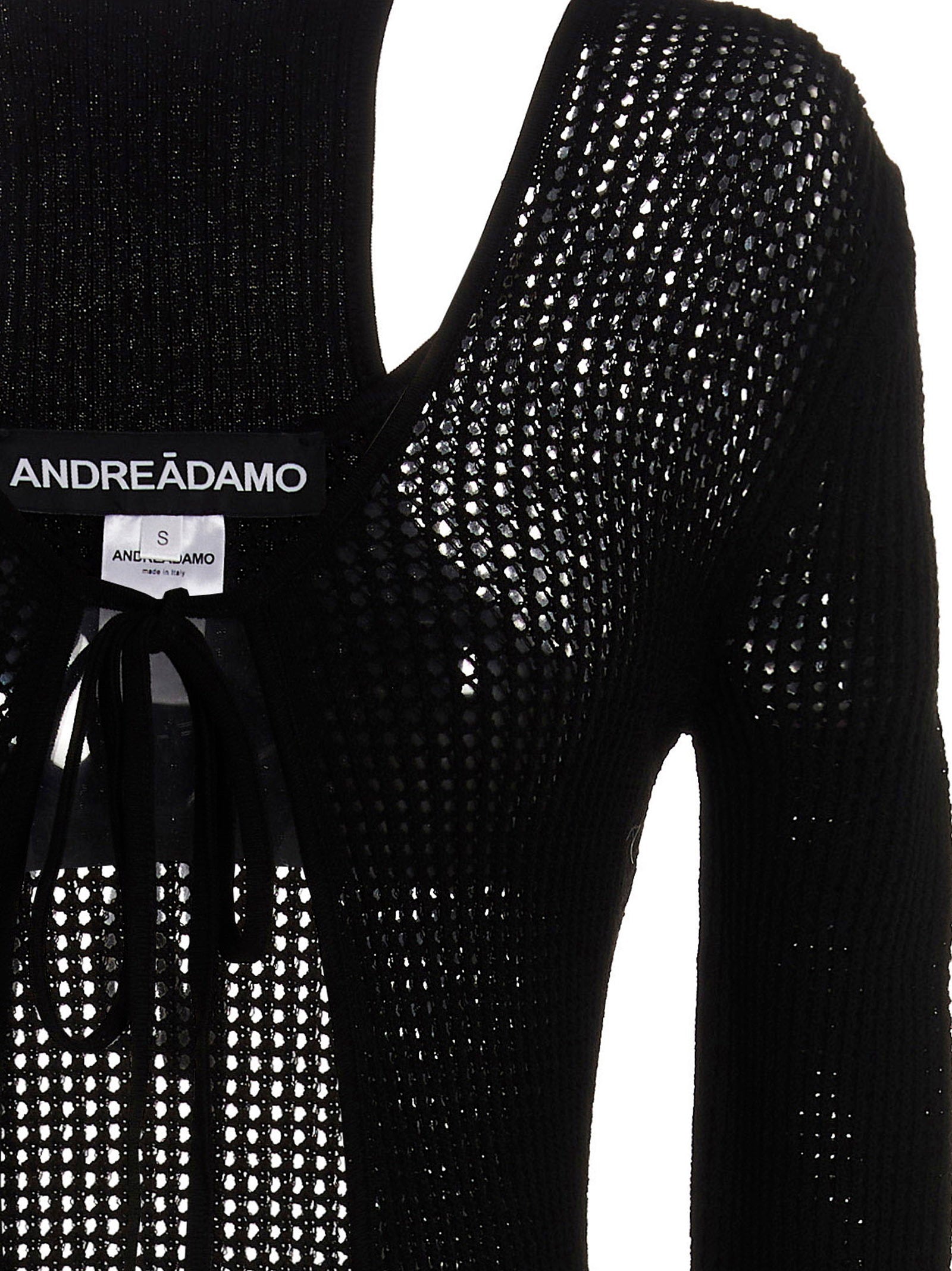 AndreĀdamo Openwork Long Cardigan
