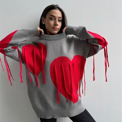 Coya Premium Heart Tassel Dress