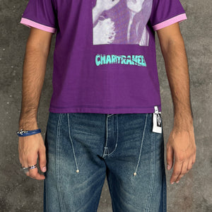 Charitraheen Baby Tee- Purple