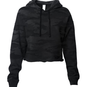 Women's Lightweight Crop Hooded Pullover