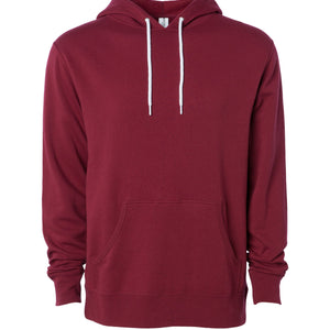 Unisex Lightweight Fitted Hooded Pullover Sweatshirt
