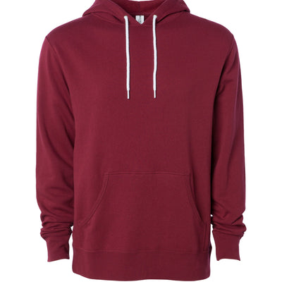 Unisex Lightweight Fitted Hooded Pullover Sweatshirt