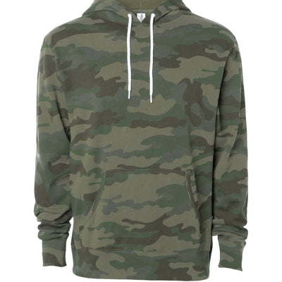 Unisex Lightweight Fitted Hooded Pullover Sweatshirt