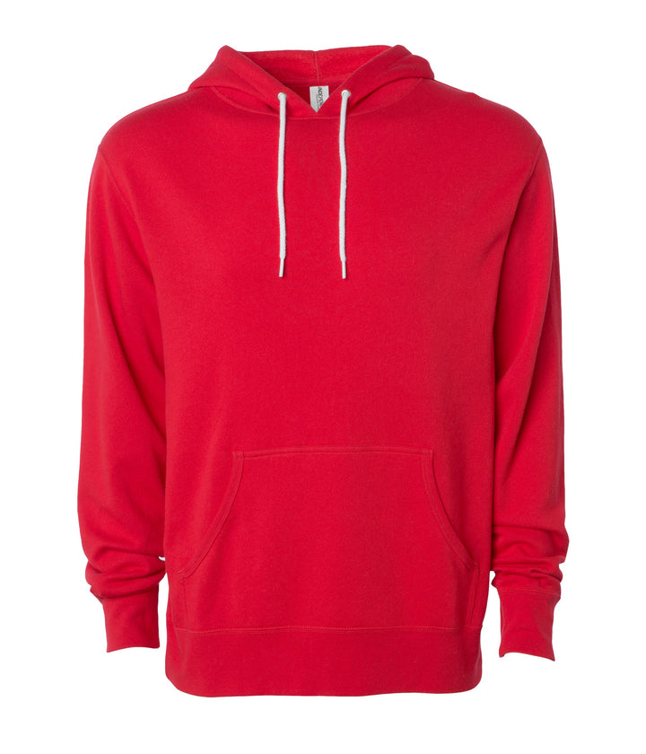 Unisex Lightweight Fitted Hooded Pullover Sweatshirt