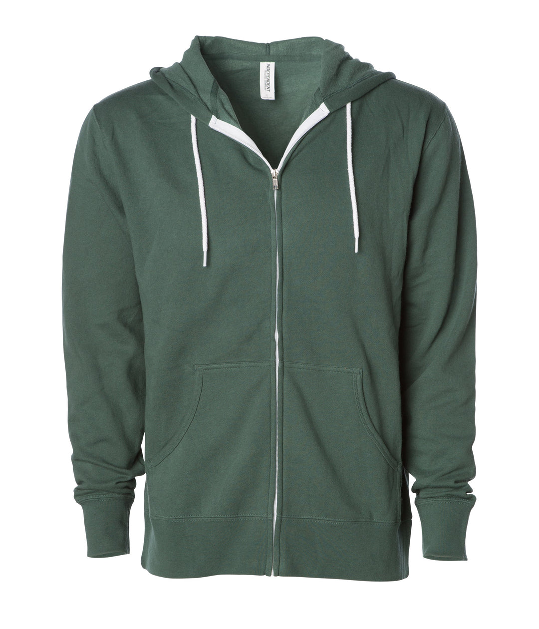 Unisex Lightweight Fitted Zip Hooded Sweatshirt