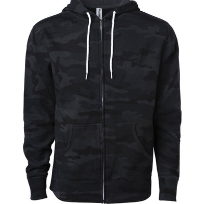 Unisex Lightweight Fitted Zip Hooded Sweatshirt