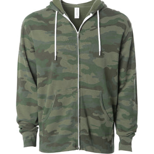 Unisex Lightweight Fitted Zip Hooded Sweatshirt